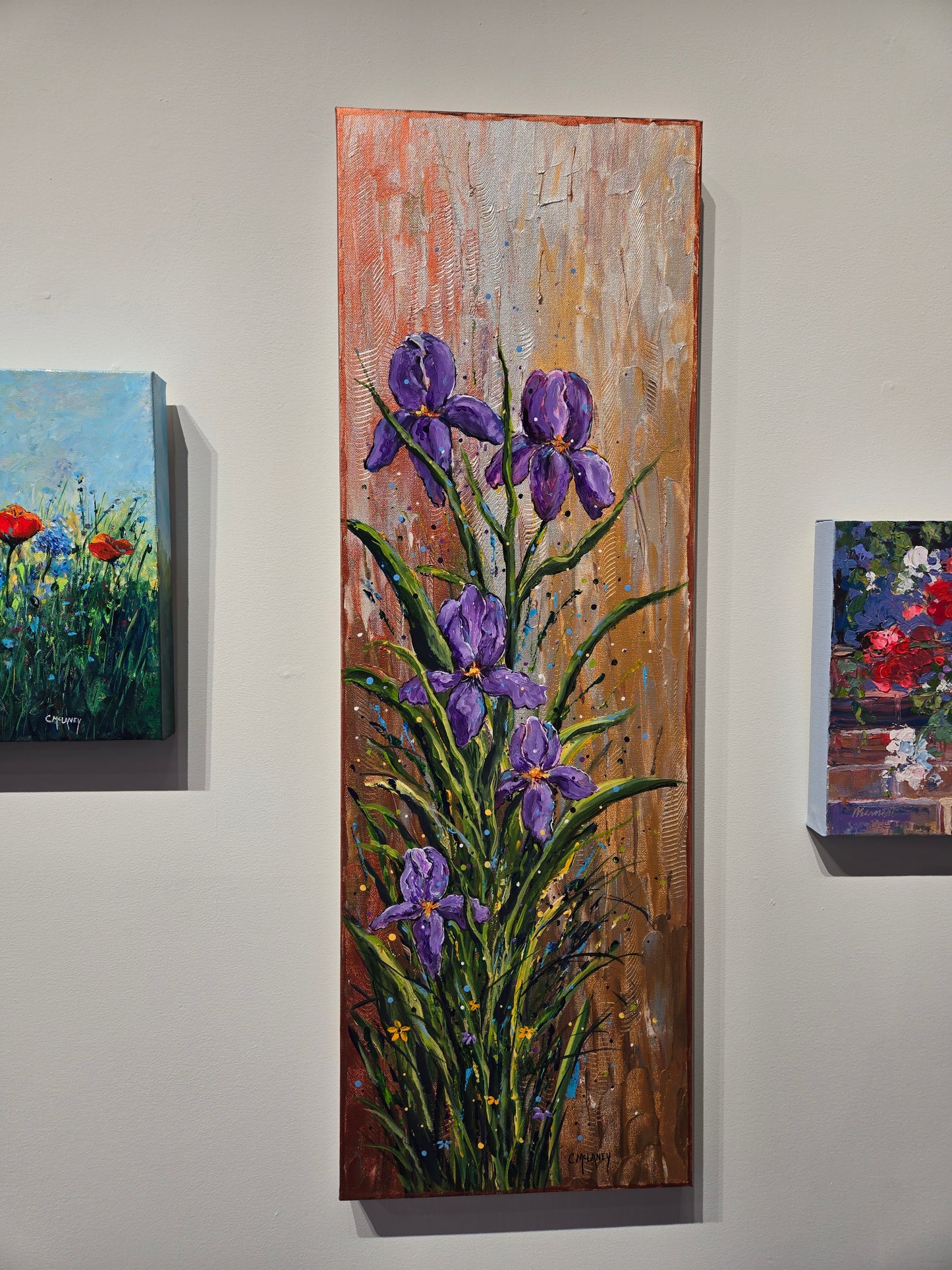 "Purple Iris" by Carolyn McLaney