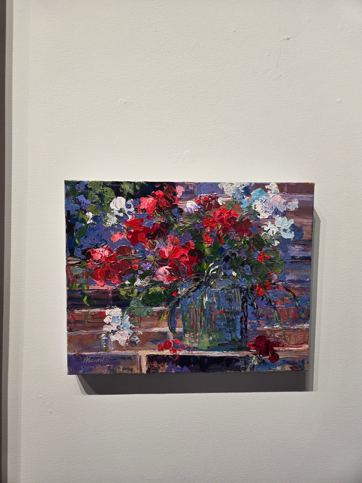 "Monday's Geraniums" by Nancy Jane Earnest