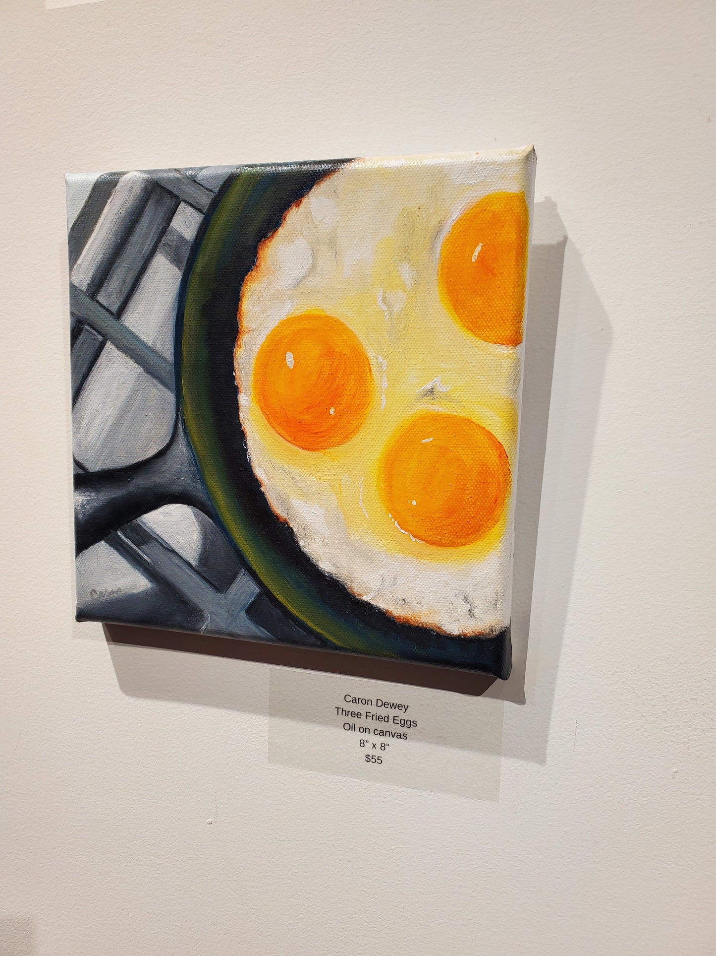"Three Fried Eggs" by Caron Dewey