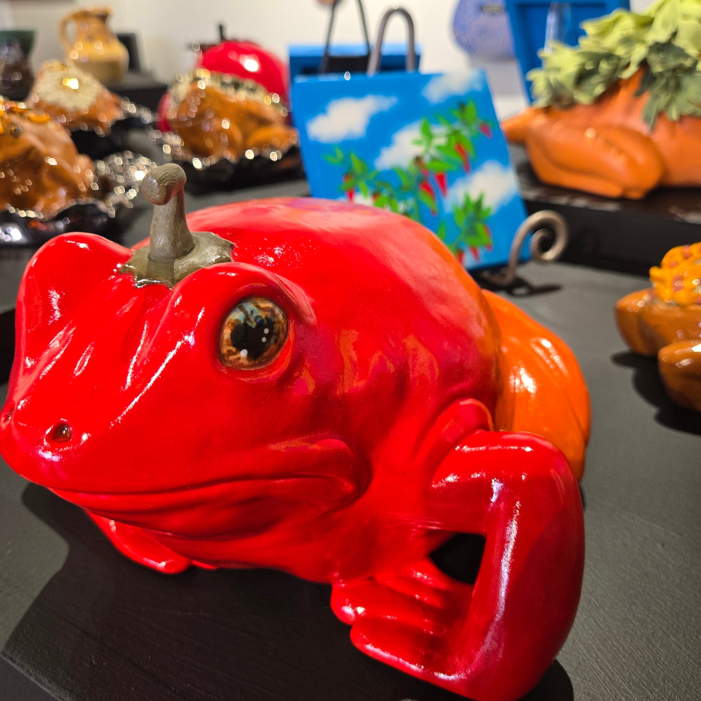 "PepperAnne the Hot Pepper Toad" by Kalliope Yvonne