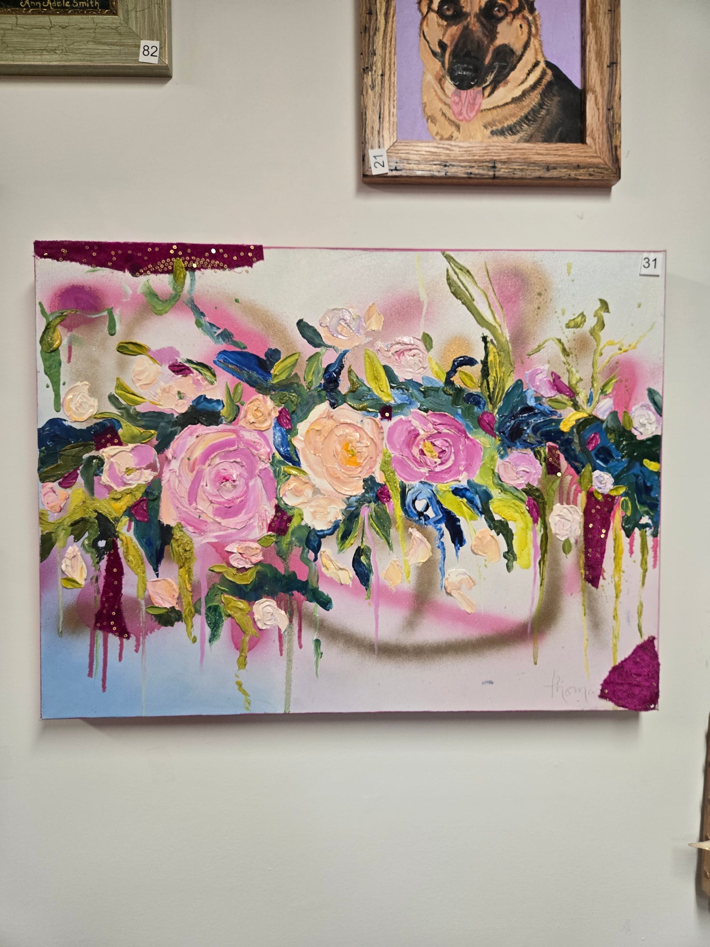 "Cosmic flowers" by Beverly Thomas Jenkins