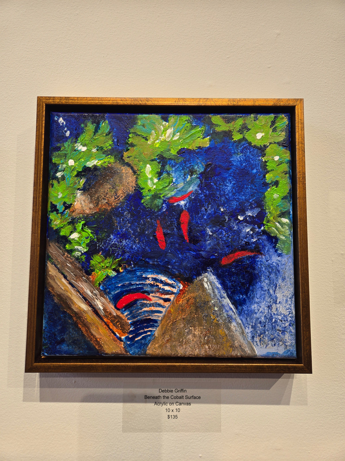 "Beneath the Cobalt Surface" by Debbie Griffin