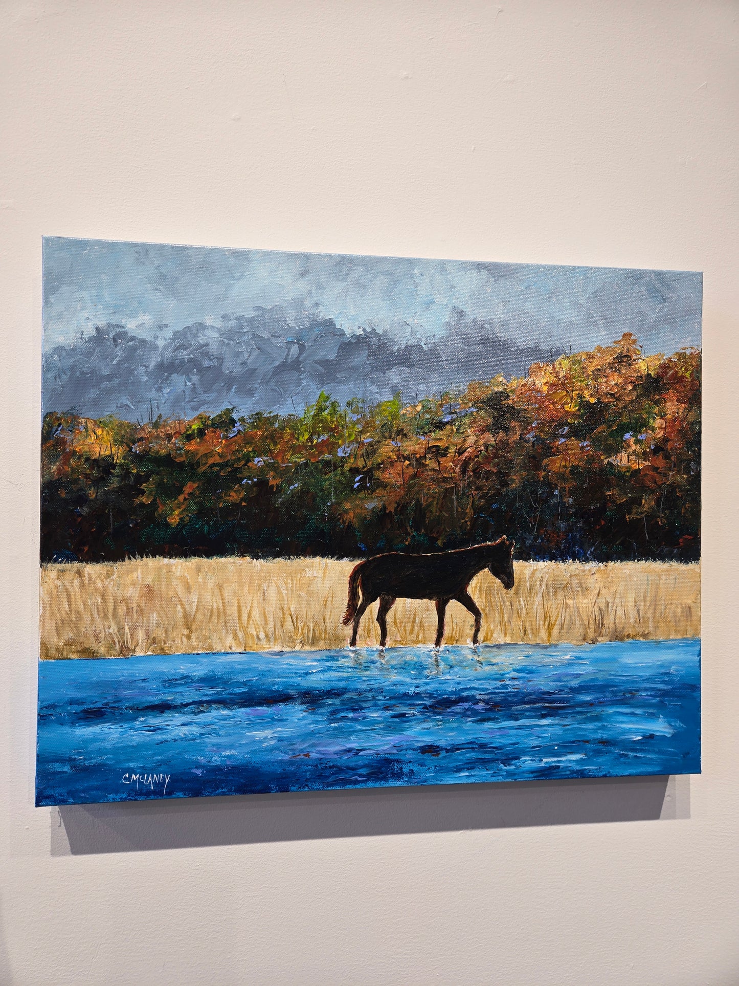 "Down by the water" by Carolyn McLaney