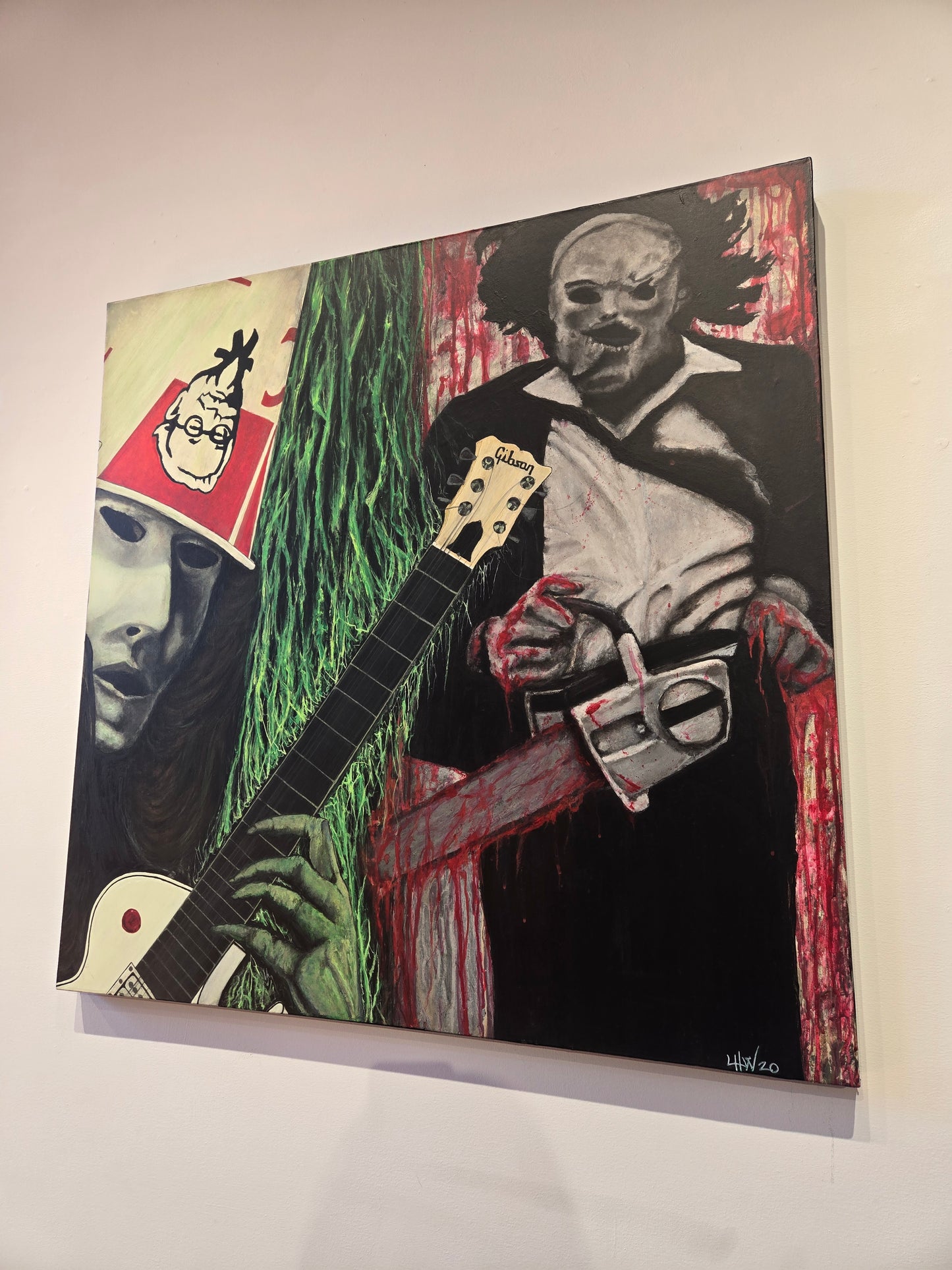 "Buckethead and Leatherface" by LoneHawk Whitlock