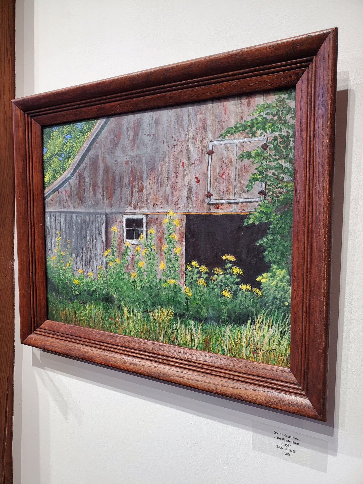"Olde Rusty Barn" by Donna Crosswait
