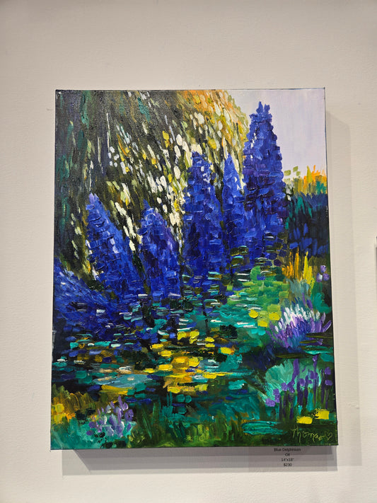 "Blue Delphenium" by Beverly Thomas Jenkins