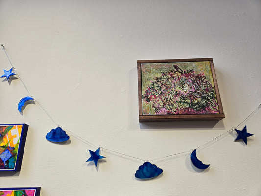 "Nightshade" garland by Elena Corradino