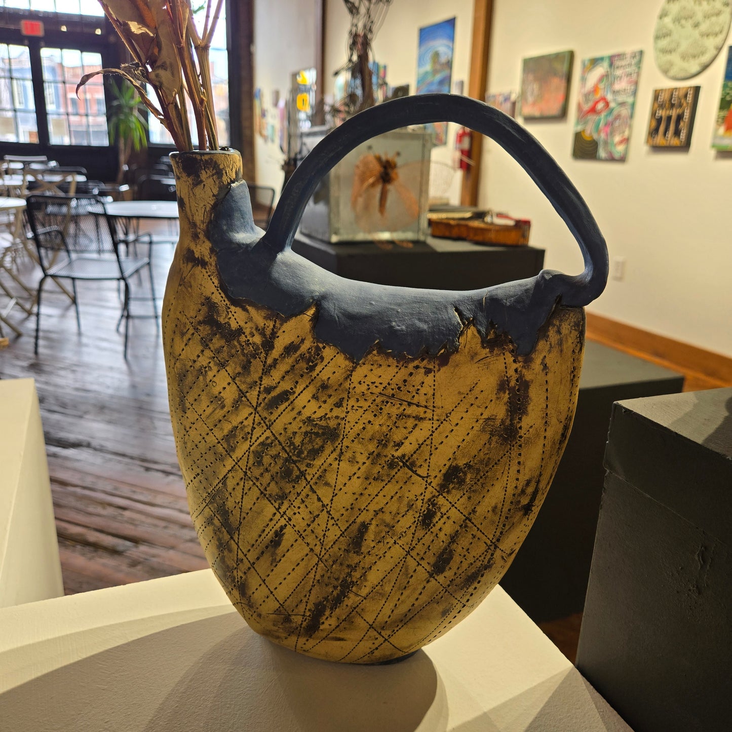 "Handled Pot" by Nancy Fischman