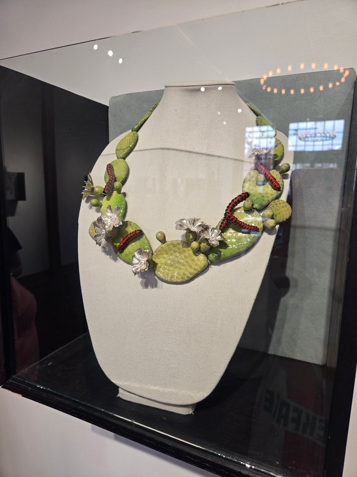 "Cactus Necklace" by Mindy Herrin-Lewis