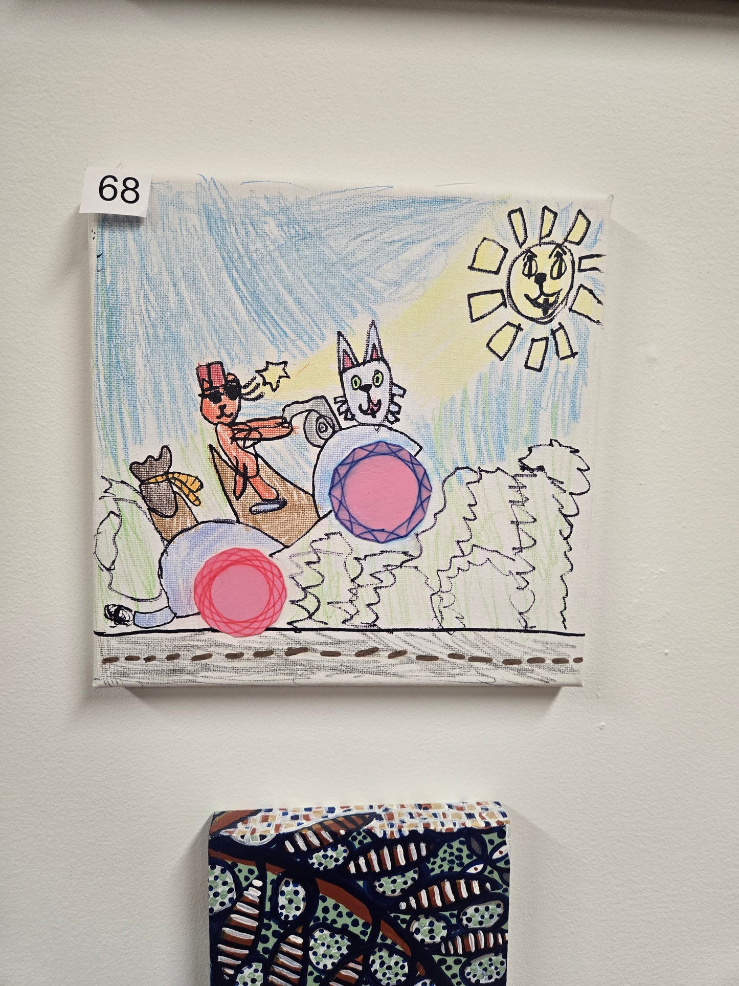 "Cat on a motorcycle" by Sarah & Lyra Lowe