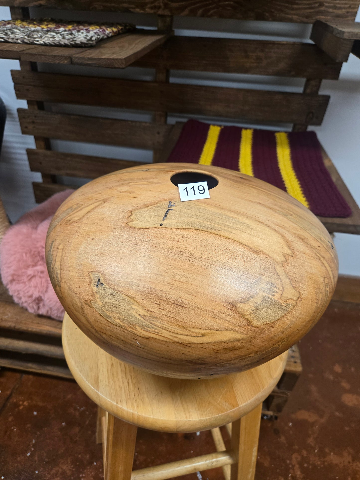 "Wood turned vase" by Steve Noggle