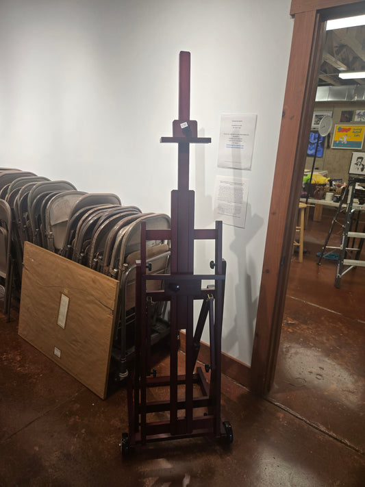 "Collapsible Wooden Easel" by Skipp Borders ATF