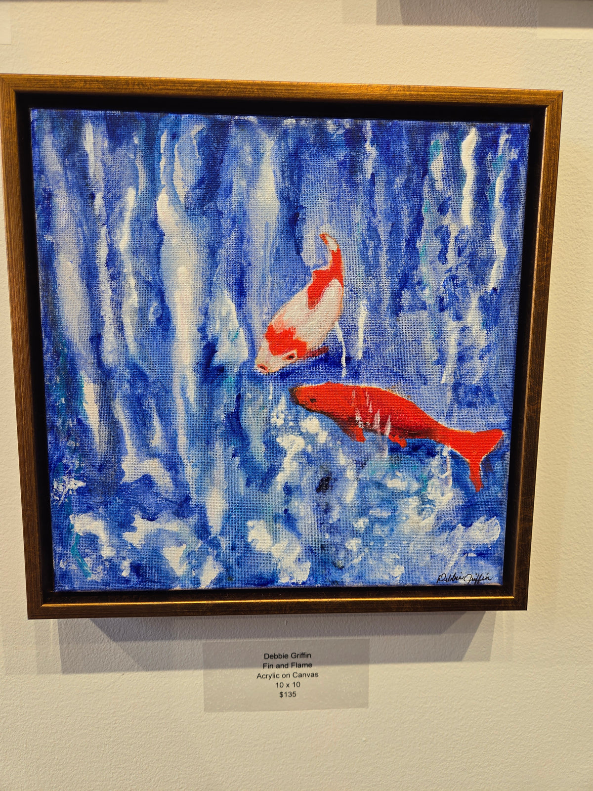 "Fin and Flame" by Debbie Griffin