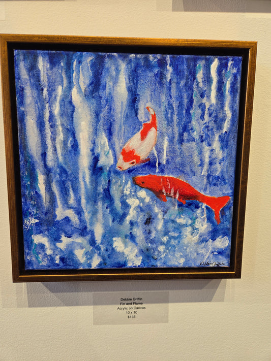 "Fin and Flame" by Debbie Griffin