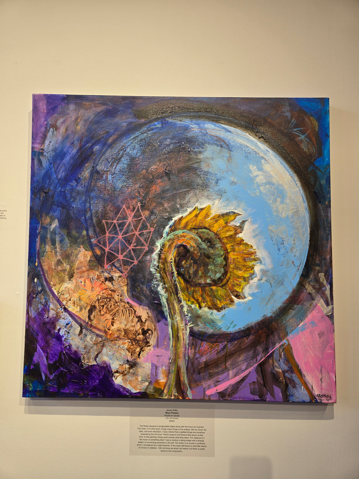 "Moon Flowers" by James Griffin