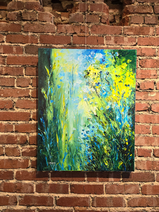 "Blue Garden" by Carolyn McLaney