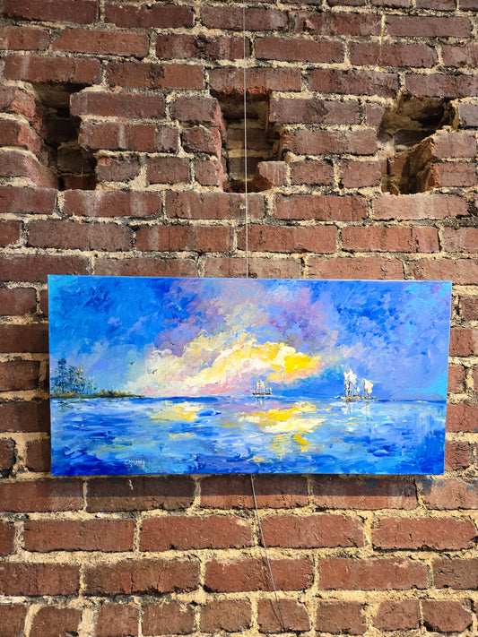 "Between the Blues" by Carolyn McLaney
